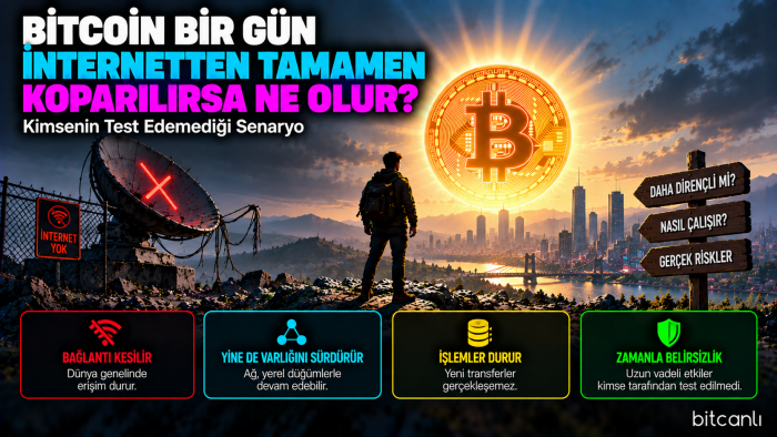 Bitcoin Bir Gün İnternetten Tamamen Koparılırsa Ne Olur? Kimsenin Test Edemediği Senaryo